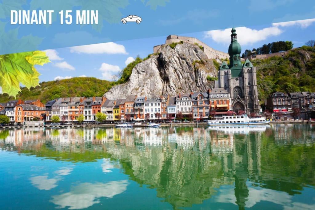 Laissez-Vous Enchanter Par La Vallee De La Meuse Hastiere-par-dela Extérieur photo